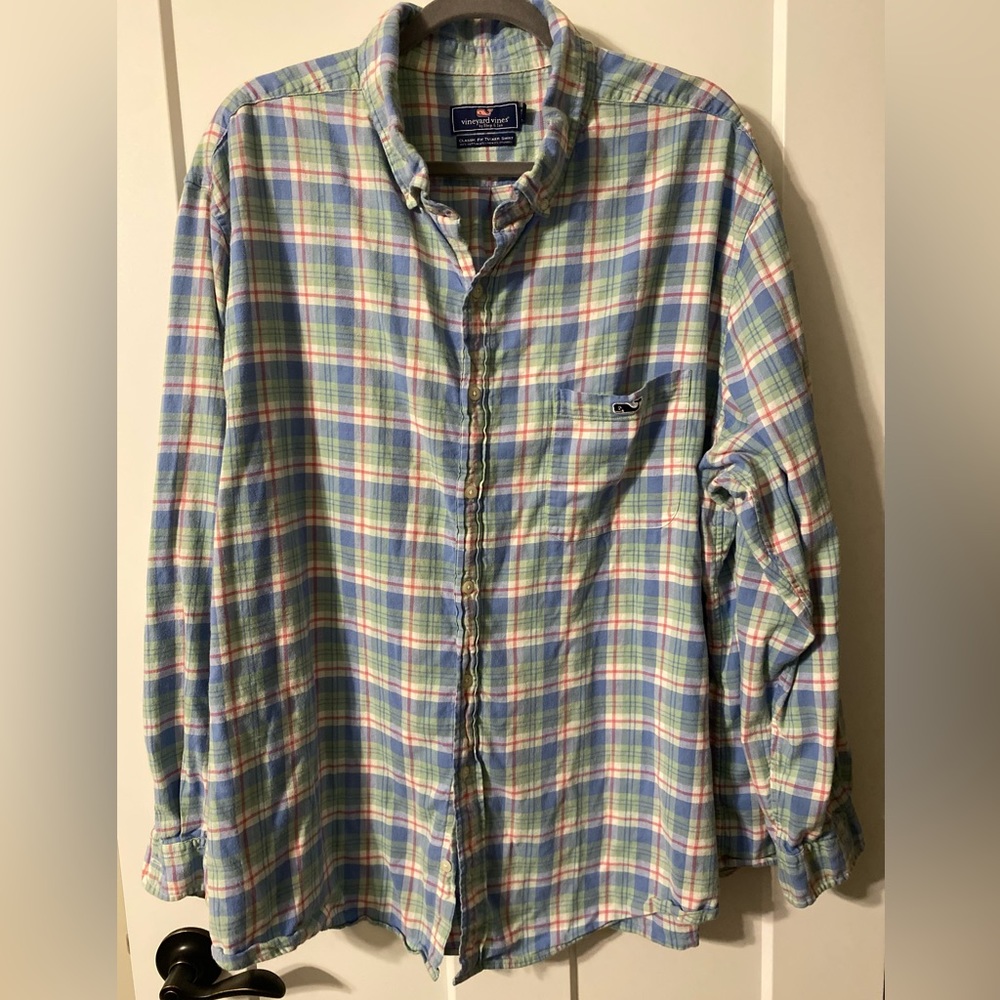 Vineyard Vines men' Button‎ Up Long Sleeve Size 2XB